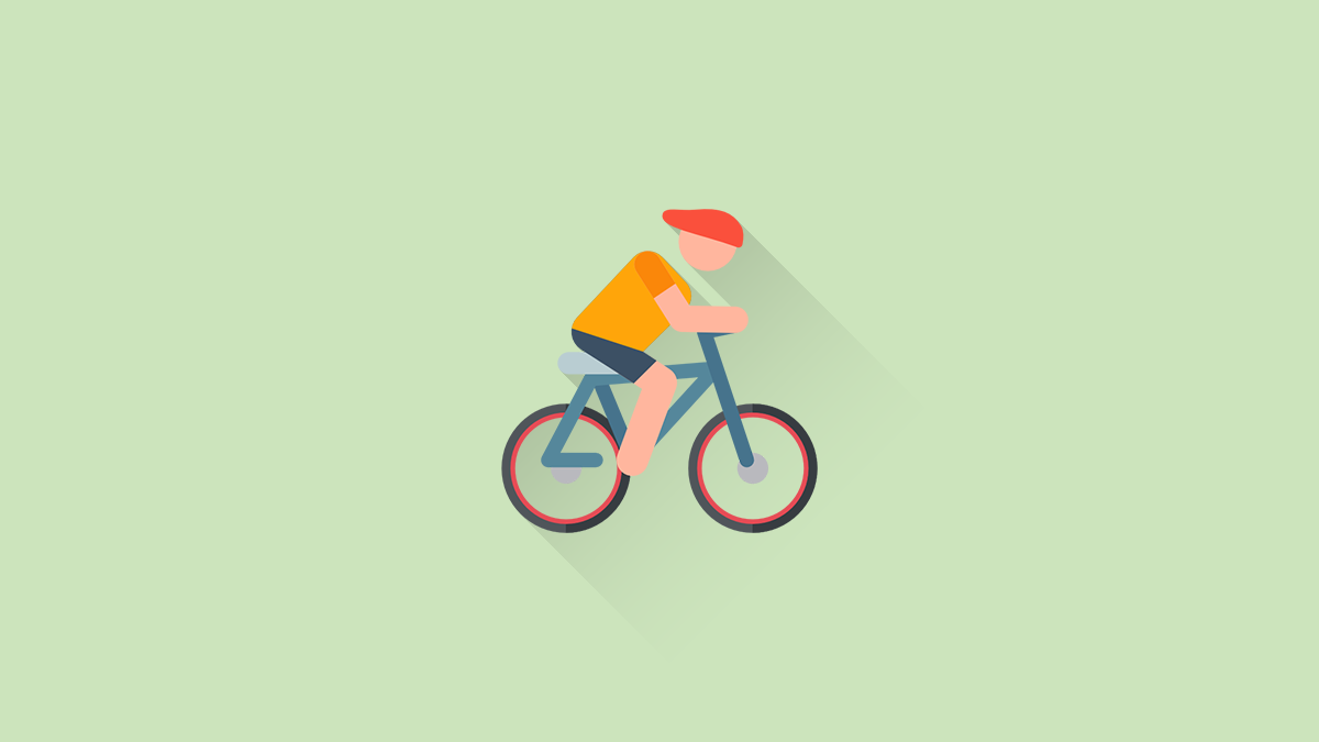 Seseorang mengayuh sepeda naik bukit Walaupun energi potensialnya bertambah, dia merasa kelelahan